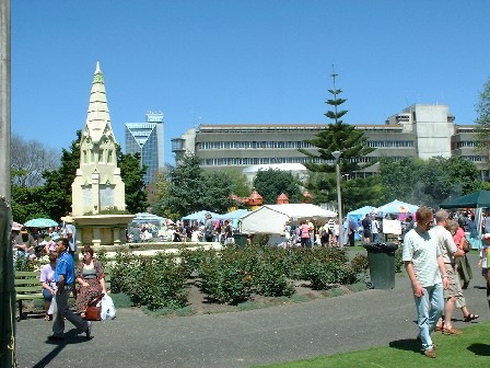 A Market Day in the The Square, Palmerston North, Manawatu, New Zealand - 28 October 2000