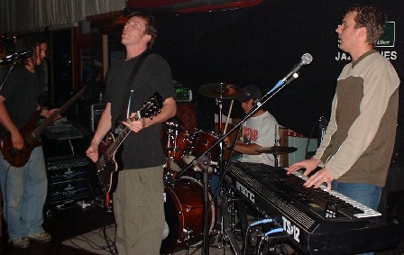 NZ band 'Monkey Puzzle' perform at Harvesters, Palmerston North, Manawatu, New Zealand - 16 November 2000