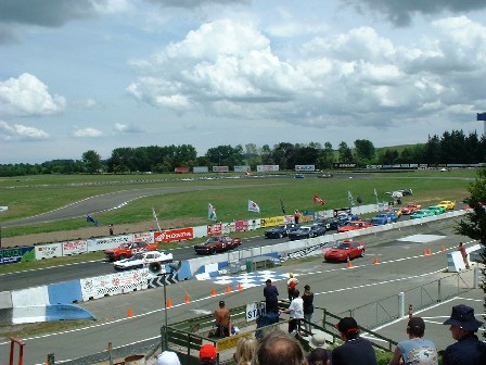 Manfeild Autocourse in action, Feilding, Manawatu, New Zealand - 10 December 2000