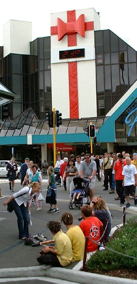 Shopping Weather, The Plaza, Palmerston North, Manawatu, New Zealand - 15 December 2000