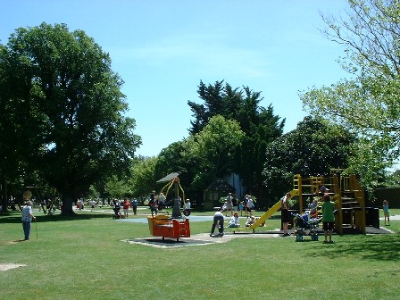 Childrens Play Area, Esplanade Park, Palmerston North, Manawatu, New Zealand - 22 January 2001