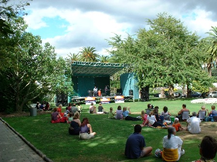 A Live On The Lawn concert featuring Darby Tuhaka, Esplanade Gardens, Palmerston North, Manawatu, New Zealand - 18 February 2001