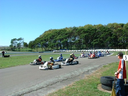 Manawatu Kart Club, Rose City Champs, Longburn, Manawatu, New Zealand - 24 February 2001