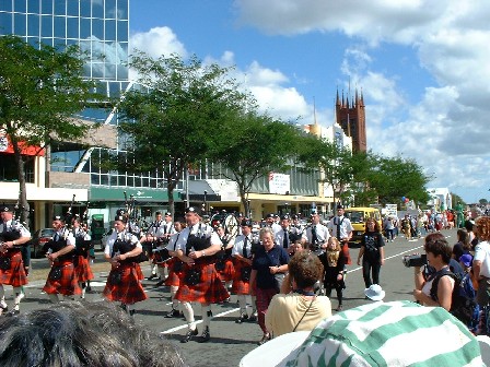 International Year of Volunteers celebrations on St Patrick's Day, Palmerston North, Manawatu, New Zealand - 17 March 2001