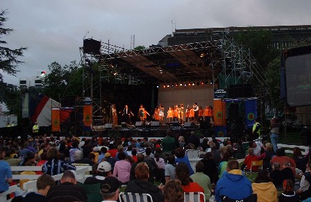 New Year's Eve Concert in 'The Square,' Palmerston North, Manawatu, New Zealand - 31 December 2001