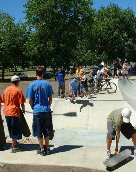 Awesome Skateboard Park at Railway Land, Palmerston North, Manawatu, New Zealand - 6 February 2002