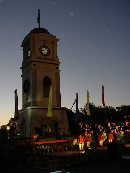 Hogmanny New Year's Eve Celebration in Manchester Square, Feilding, Manawatu, New Zealand - 31 December 2002