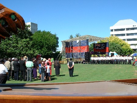 New Zealand's National Day - Waitangi Day - Inaugural Ceremony & Concert, in The Square, Palmerston North, Manawatu, New Zealand - 6 February 2003