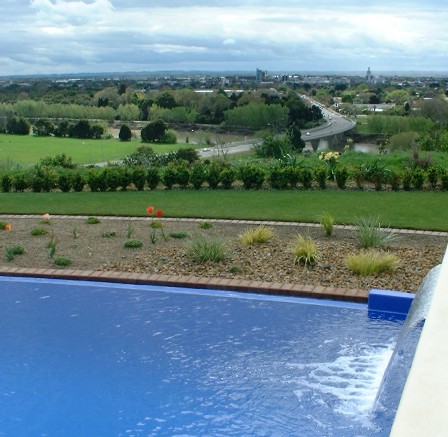 Looking towards Palmerston North from on The Strand, Summerhill, Manawatu, New Zealand - 9 October 2004