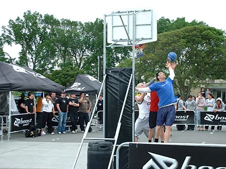 Streetball, Breakdancing and Hip Hop. The Square, Palmerston North, Manawatu, New Zealand - 19 November 2006